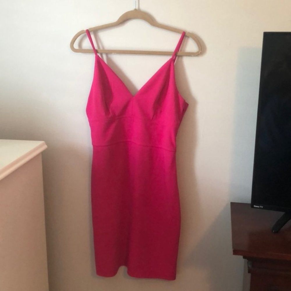 Hot Pink cocktail dress